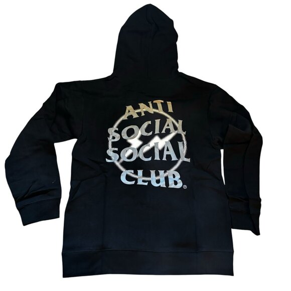 ASSC Fragment Half Tone Hoodie Black - Picture 1 of 4